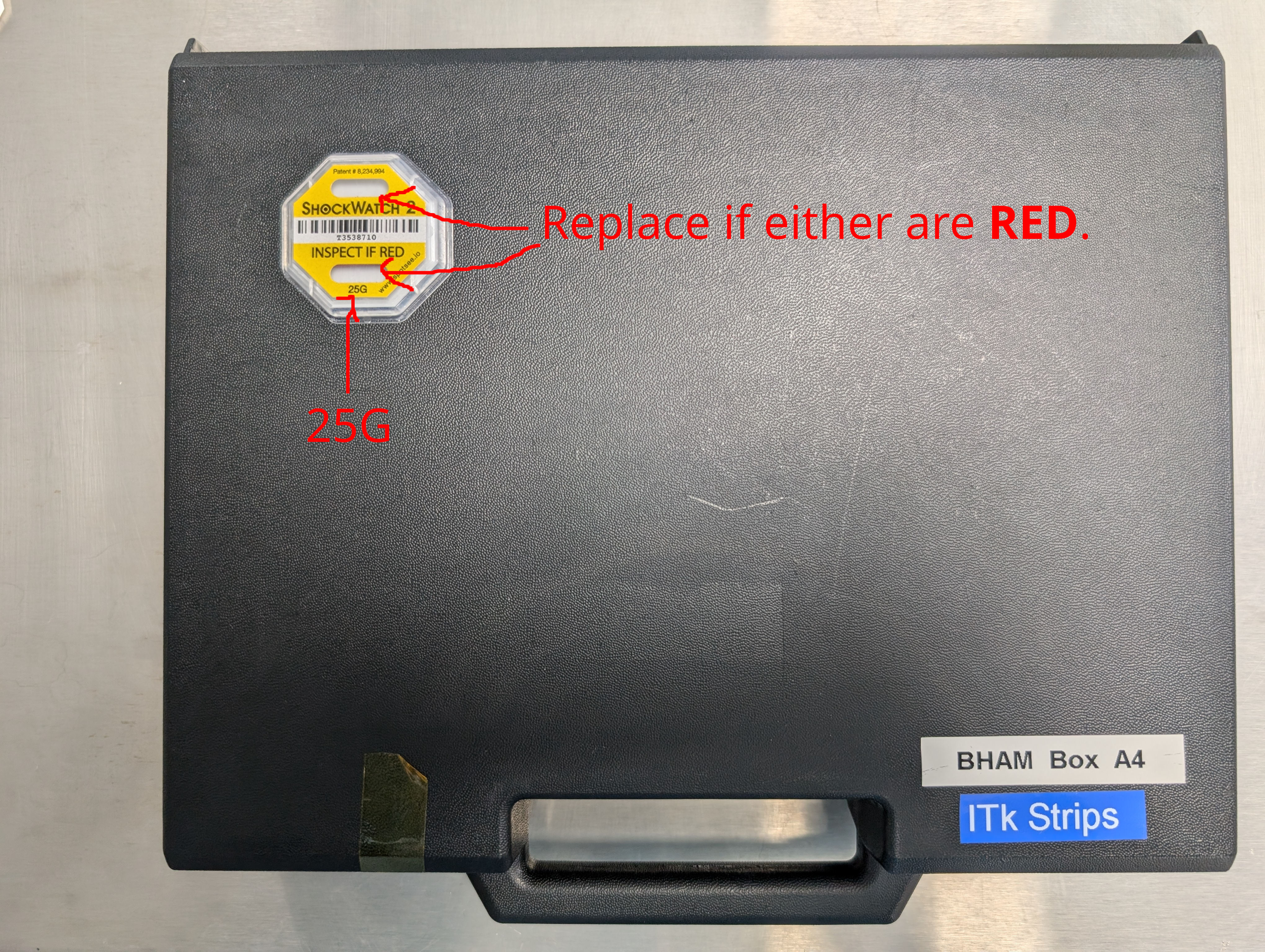 A closed hybrid panel shipping box.
